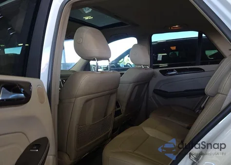 2015 Merz Ml 350 4Ma White из США, поврежденный, VIN 4JGDA5HB2FA460048